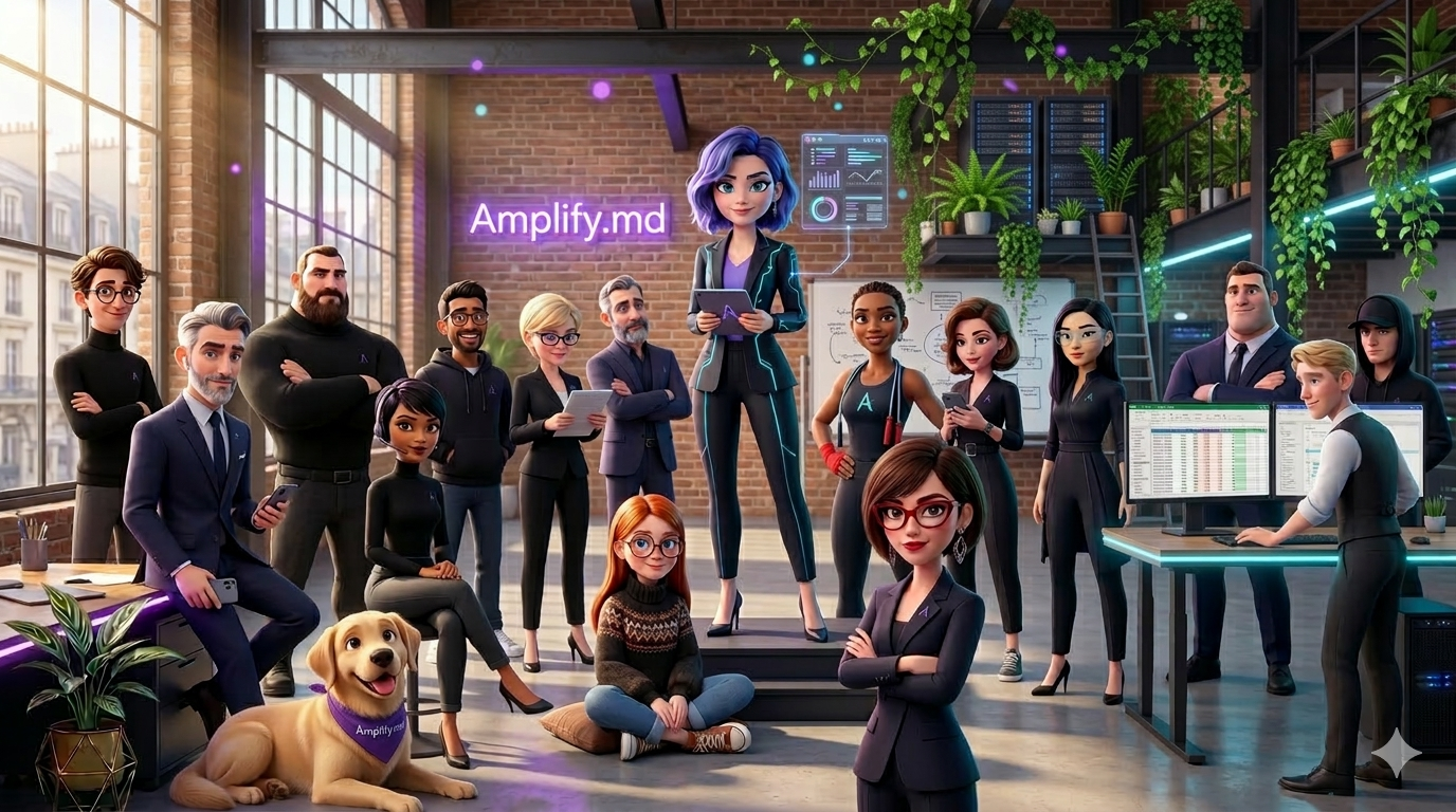 L'équipe Amplify.md — Agents IA